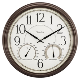 [32247] ****Westclox Indoor/Outdoor Wall Clock 20-In.