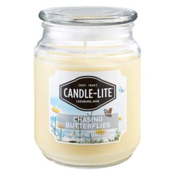 [3297354] Candle-Lite Everyday 18 Oz. Jar Candle - Chasing Butterflies