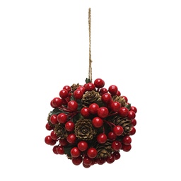 [831-MX2467-451] Miro Pendant 13cm Pine Spheres