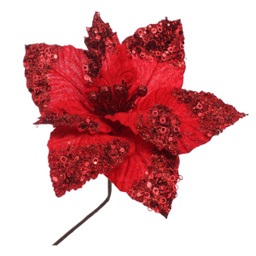 [831-AMX001-1271A] ****Miro Poinsettia 33cm 8P Red