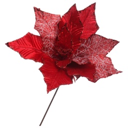 [831-AMX001-1350] ****Miro Poinsettia 33cm 11P Red