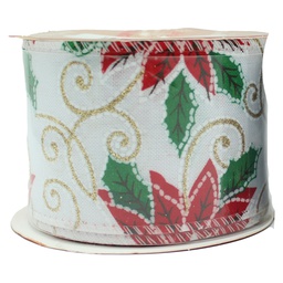 [831-XCL02-068] Miro Christmas Ribbon 2.5inx10yd