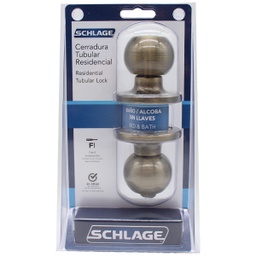 [T3810BSA5D56] ****Schlage Privacy Knob Atlas 7707007703172