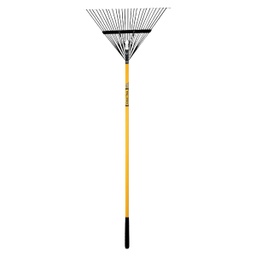 [EMX-26F] Truper Tru Pro 26-In. Steel Head 54-In. Fiberglass Handle Leaf Rake