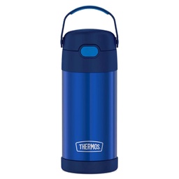 [F4100NY6] ****Thermos Funtainer Stainless Steel Water Bottle With Straw, 12 Oz. Navy