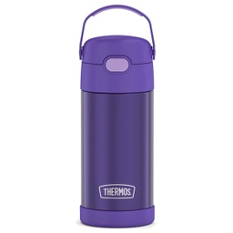 [F4100PU6] ****Thermos Funtainer Stainless Steel Water Bottle With Straw, 12 Oz. Purple