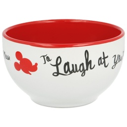 [1526] ****Disney Mickey Ceramic Breakfast Bowl 600ml