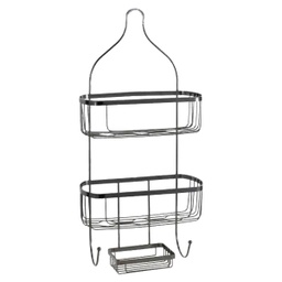 [4906-ONYX] Kennedy Home Collection Shower Caddy