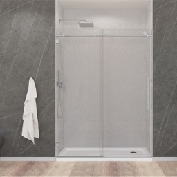 [BR-01 RHSE21250] Royal Homes Shower Enclosure 60 x 73 In. Clear