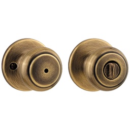 [L168203] Kwikset Privacy Antique Brass Knob