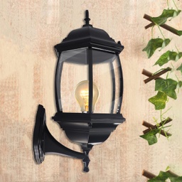 [HY-P4081 Bigger Size RHWL20822] ****Royal Homes Outdoor Wall Light Black