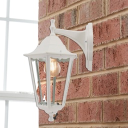 [HY-P100B Bigger Size RHWL20825] ****Royal Homes Outdoor Wall Light White