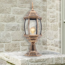 [HY-P4083 RHOPL20828] Royal Homes Outdoor Post Light Rust