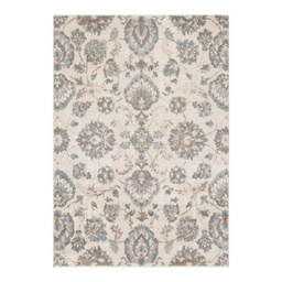 [DN140B46 CHR21475] L'Baiet Rugs Grey Floral 4'x6'