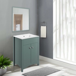 [HT187 RHBV21668] Royal Homes Bathroom Vanity Aqua 24In.x 18.25In.