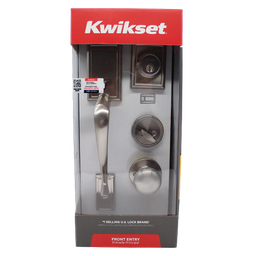 [96870-137] Kwikset Front Entry Single Cylinder Sliver