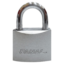 [V1-FH32-S] ****Fanal 32mm Iron Padlock Silver