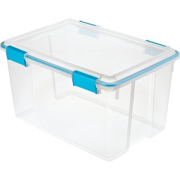 [19344304] Sterilite 54 Qt Gasket Storage Tote 16 x 12.75 x 22.5 In., Clear