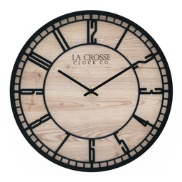 [404-3629] La Crosse Barrow Wall Clock 11.5 In.