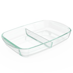 [1144865] ****Pyrex Divided Glass Bakeware 8 x 12 In.