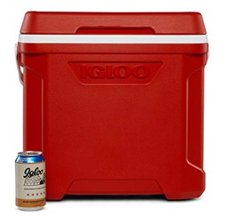 [34675] Igloo 28 Qt Profile Series Cooler with Wheels, Red