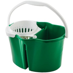 [2112] Libman Clean &amp; Rinse Bucket with Wringer 4 Gal., Green