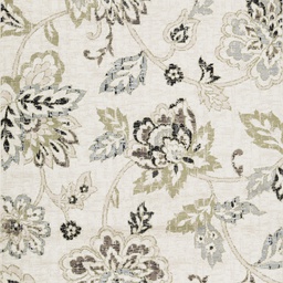 [DN629S81 CHR24850] L'Baiet Rugs Green Floral 8'x10'