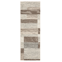 [MN306U26 CHR24866] L'Baiet Rugs Brown Striped 2'x6'