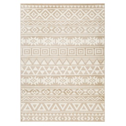 [MN450E46 CHR24871] L'Baiet Rugs Beige Geometric 4'x6'