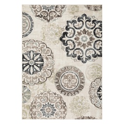 [MN698E46 CHR24887] L'Baiet Rugs Beige Mid-Century 4'x6'