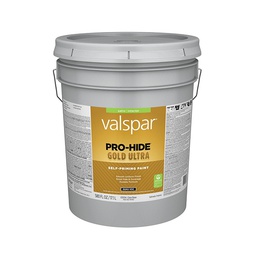 [028.0063004.008] Valspar Pro Hide Gold Ultra Zero VOC Satin Interior Paint, Clear Base, 5 Gal.