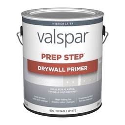 [044.0000990.007] Valspar Prep-Step Drywall Primer, White, 1 Gal.