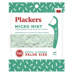 [LAS-30117] ****Plackers Dental Flossers Micro Mint 75ct