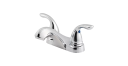 [LG1435100 / LG143-5100] Pfister Pfirst Series 2-Handle 4-In. Centerset Bathroom Faucet, Polished Chrome