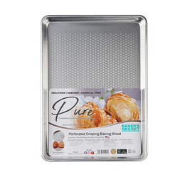 [BS10366] Baker's Secret Pure Aluminum Perforated Baking Sheet