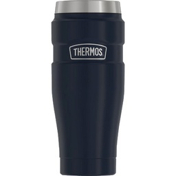 [SK1005MDB4] Thermos Stainless Steel Insulated Travel Tumbler, 16 Oz. Matte Blue