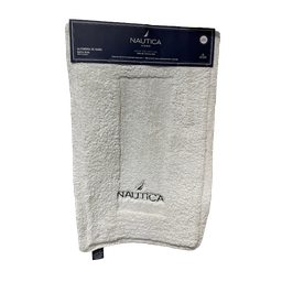 [GOZO50X80WH] Nautica Bath Mat 19.75 x 31.5 In. White