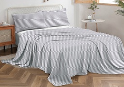 [NSH8-P-KING] Nautica 4pc Print Sheet Set King