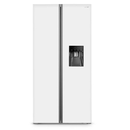 [RF-16IN90WG] Sankey Refrigerator Side by Side 16 Cu. Ft. White