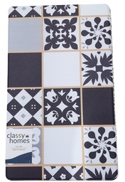 [D053 / 700-N24-00292 CHFM27491] Classy Homes Foam Kitchen Mat, Floral Mugs