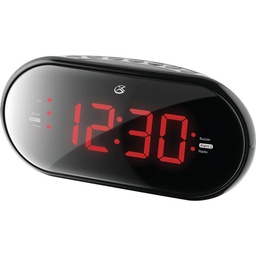 [C253B] GPX Dual Alarm Clock Radio, Black