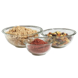 [6001001] Pyrex Prepware Glass Mixing Bowl Set (3-Piece)