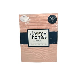 [709-SP-TWIN CHTSSU27508] Classy Homes Twin 3pc Solid Sheet Set