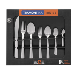 [23798/061] Tramontina Buzios 84pc Cutlery Set, Stainless Steel 
