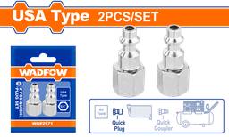 [WQP2971] Wadfow 2pc Quick Plug Set (Female Thread Plugs)